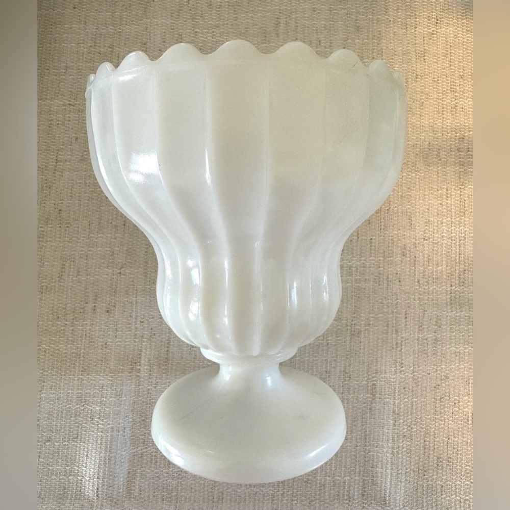 Large Milk Glass Vase